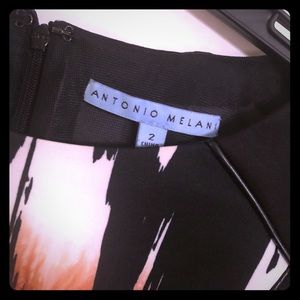 Animal print/black dress